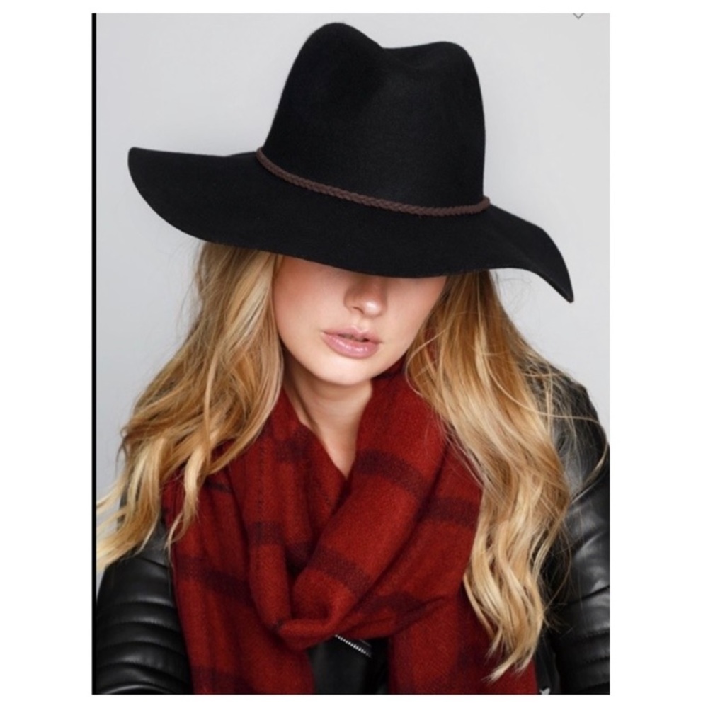 ❤️ Wool felt wide brim panama hat - Picture 4 of 5